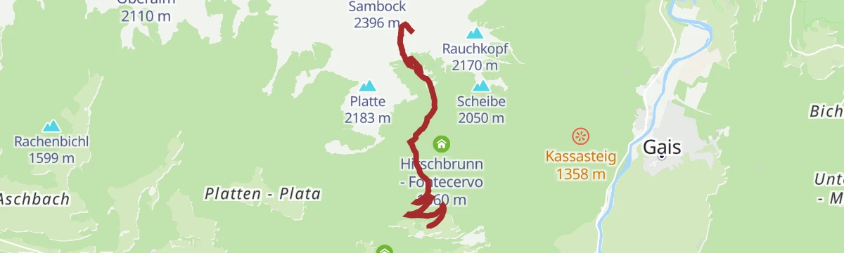 Route map: MTB Tour Pitzinger Oberalm